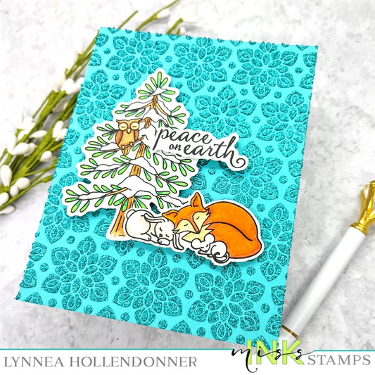 Calm and Bright Holiday Card