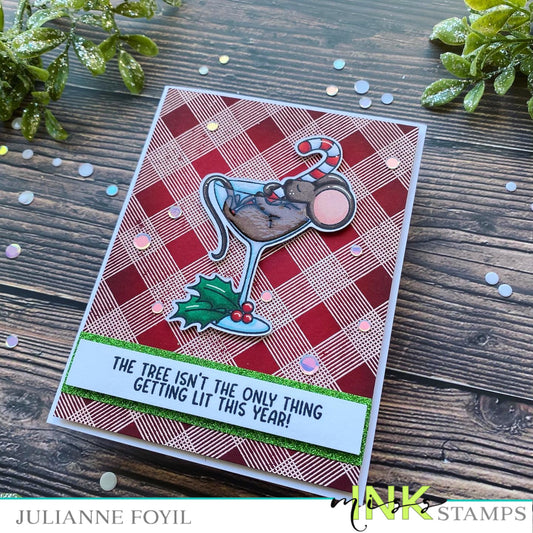 Festive Blitzened Card with Julianne Foyil