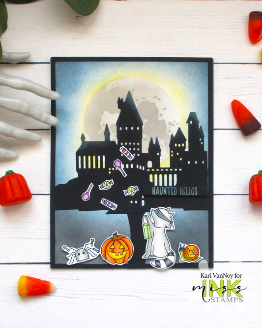 Foggy Moon and Haunted Castle