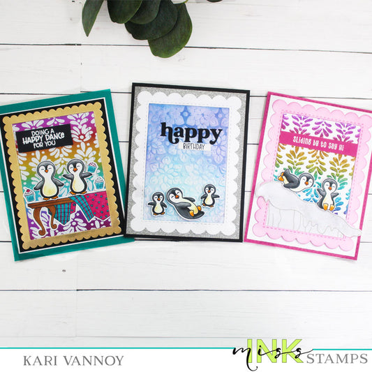 Foiling with Stencils (& Ice Day Stamp Set)