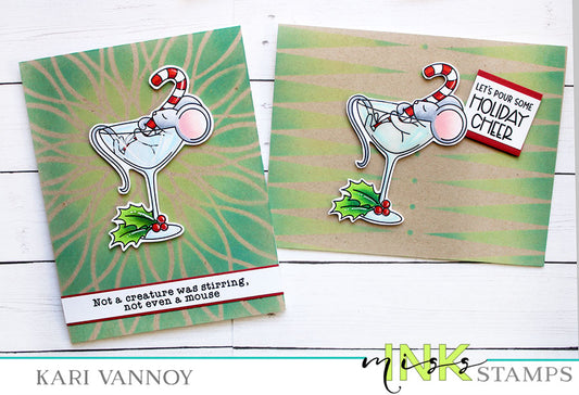 Super Sneaky Peek: Blitzened Stamp Set (with tips on coloring glass)