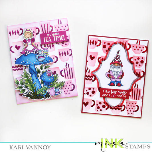 Spot Foiling with Hug in a Mug Layering Stencil
