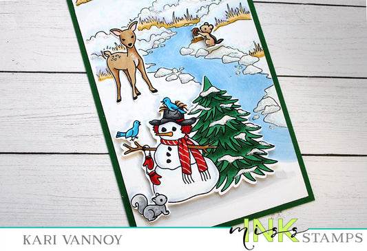 Turning Beautiful Destinations into a Snowy Backdrop
