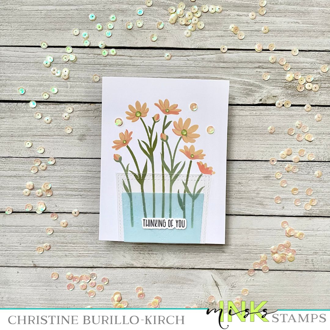 Daisies Layering Stencil