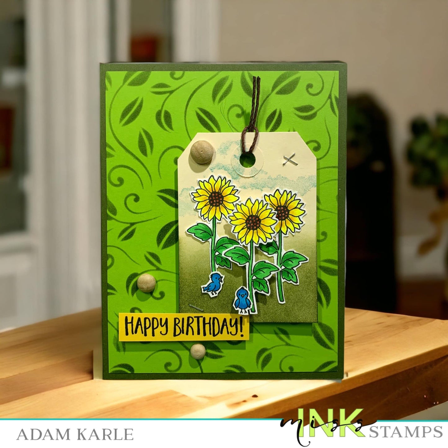 Leafy Swirls Stencil