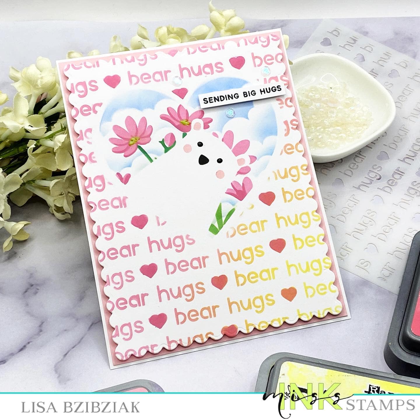 Bear Hugs Layering Stencil