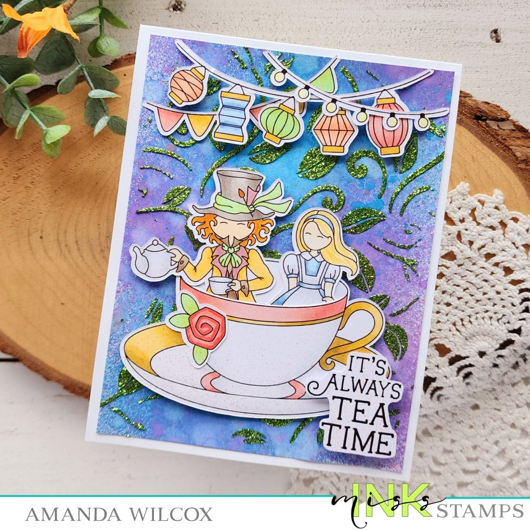 Leafy Swirls Stencil