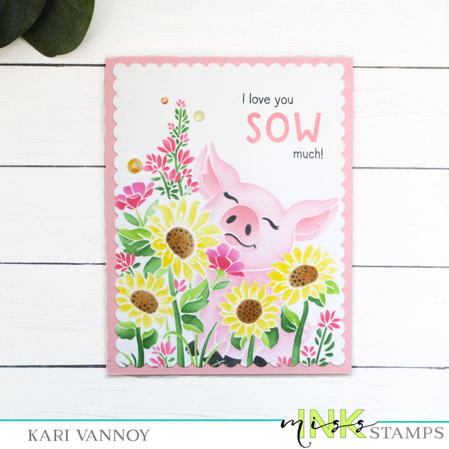 This Little Piggy Stencil Set