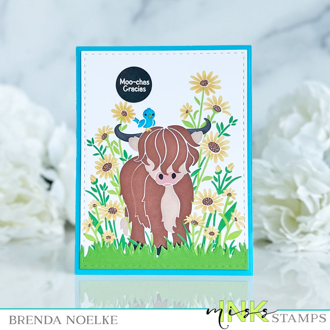 Highland Cow Stencil Set