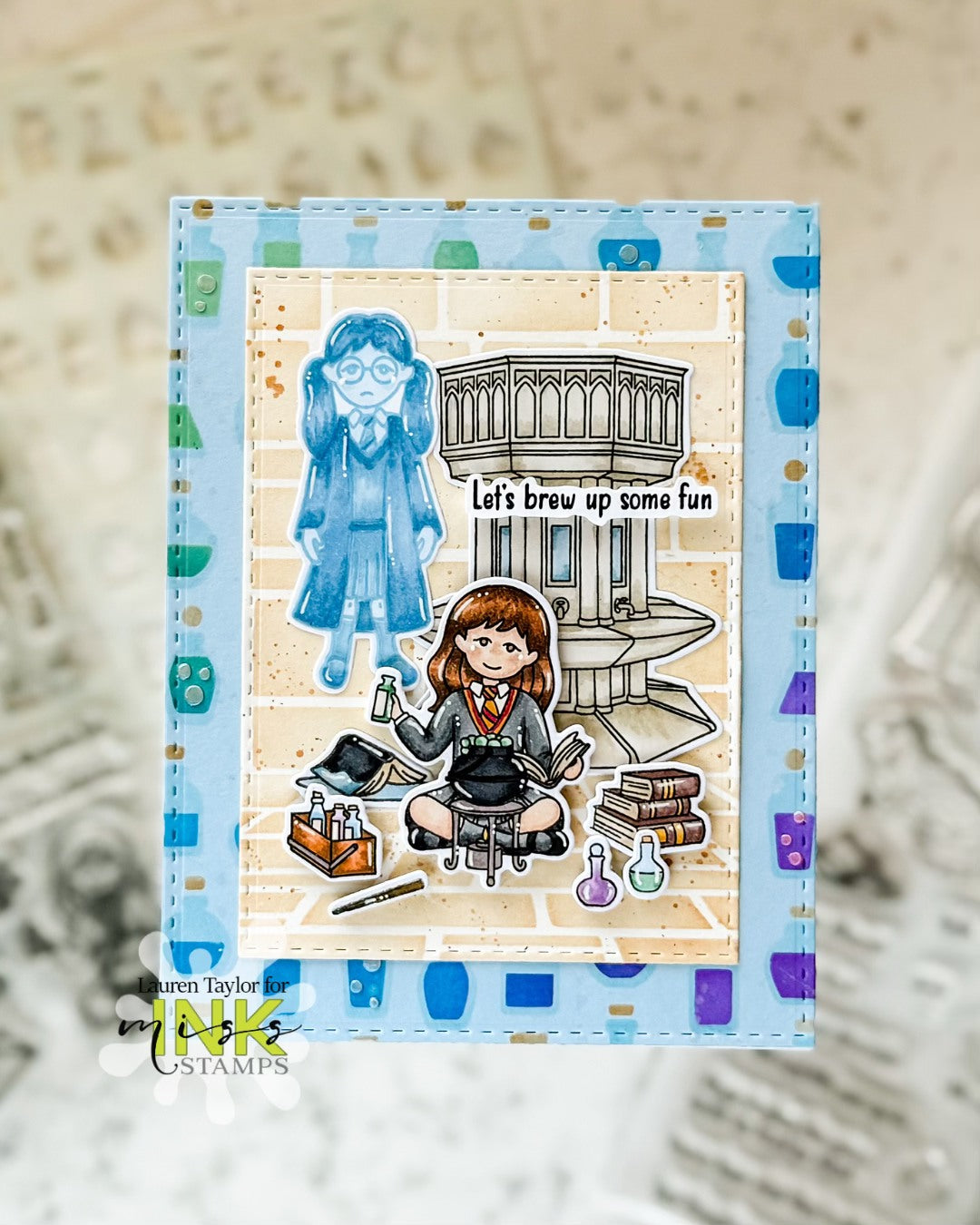 Potions Bottles Layering Stencils