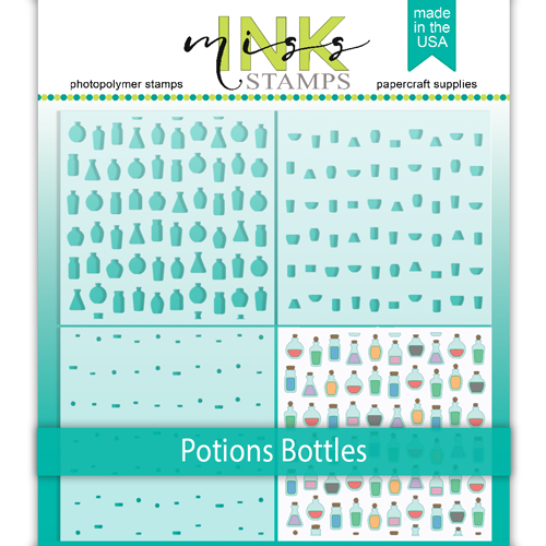 Potions Bottles Layering Stencils