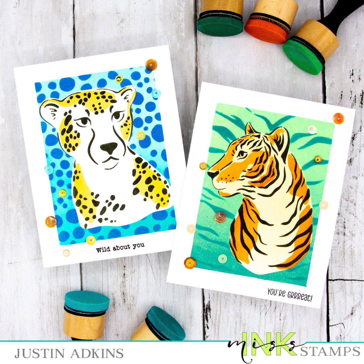 Tiger Stripes Stencil