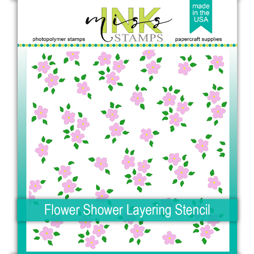 Flower Shower Layering Stencil