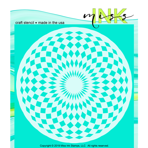Circular Harlequin Stencil