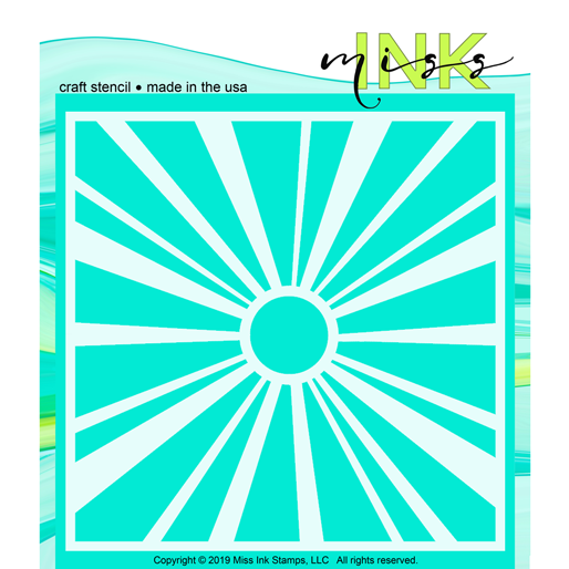 Sunburst Stencil