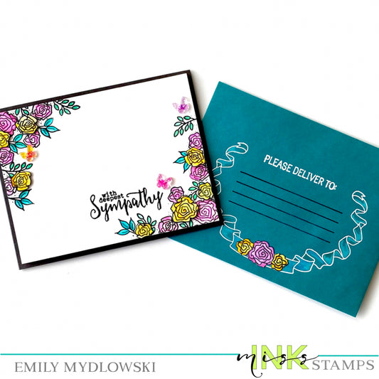 Springtime Florals Card and Envelope