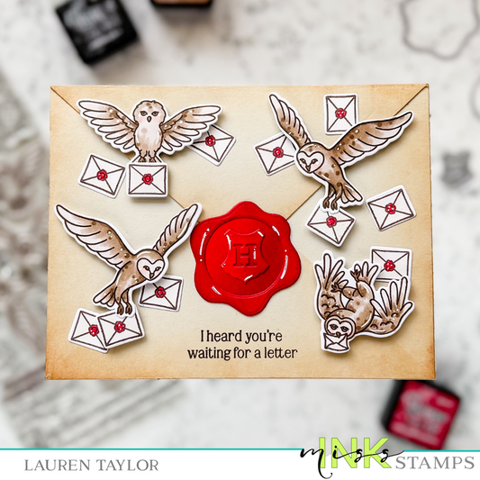 School Acceptance Envelope & Owls Card