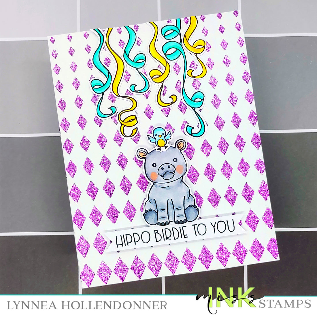 Hippo Birdie Card