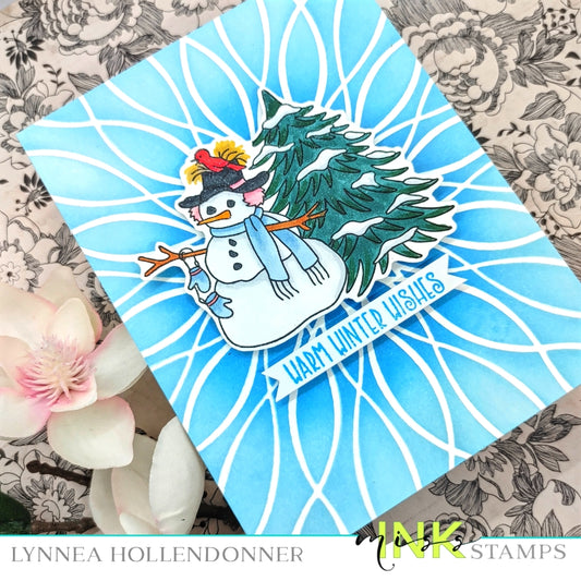 Warm Winter Wishes Snowman Card