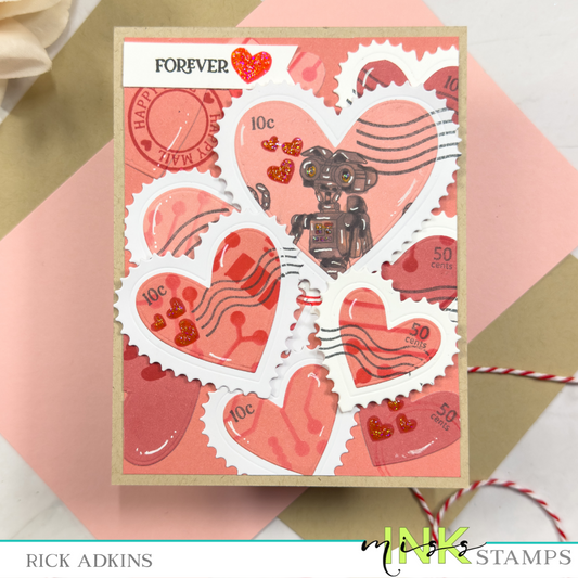 Effortless Masculine Valentine's Day Card with Minimal Tools