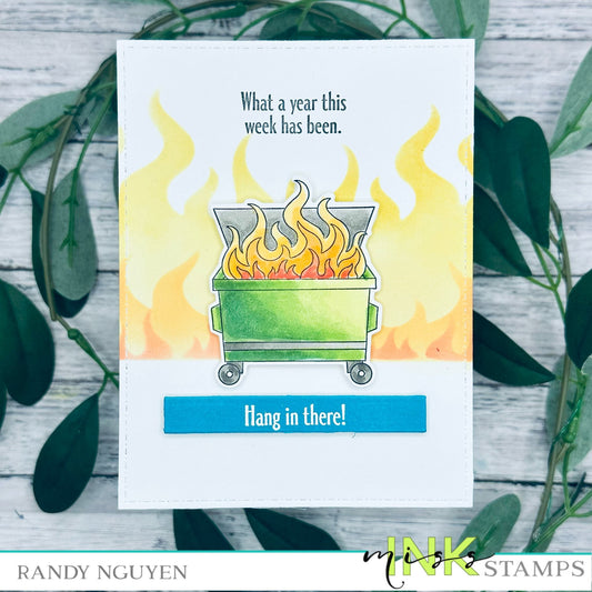 Inspirational Card: Hang In There!