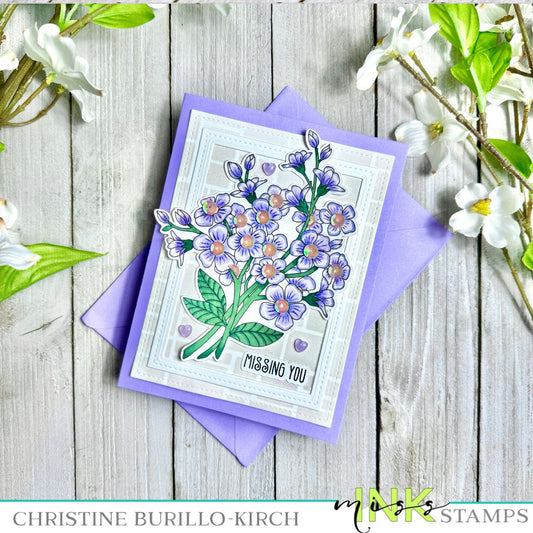 Floral Missing You Card