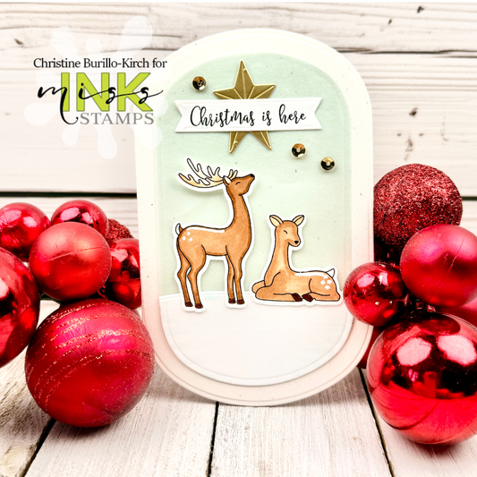Deer Christmas Card