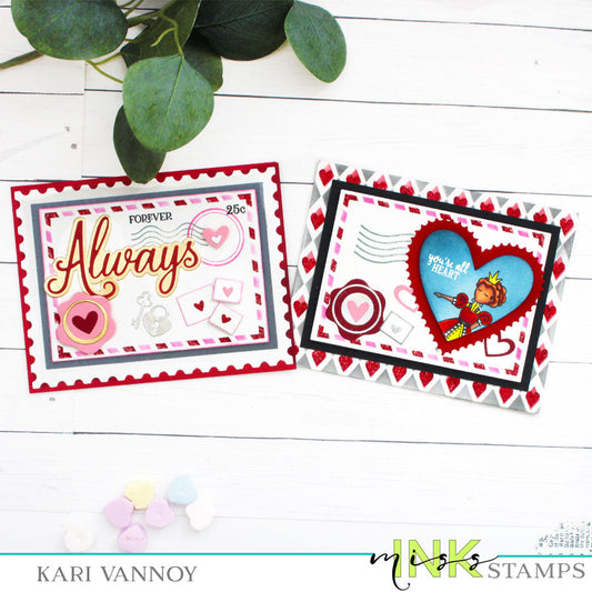 Two Postage Valentine Cards