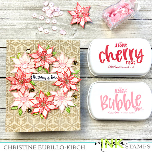 Woodcut Floral Wreath