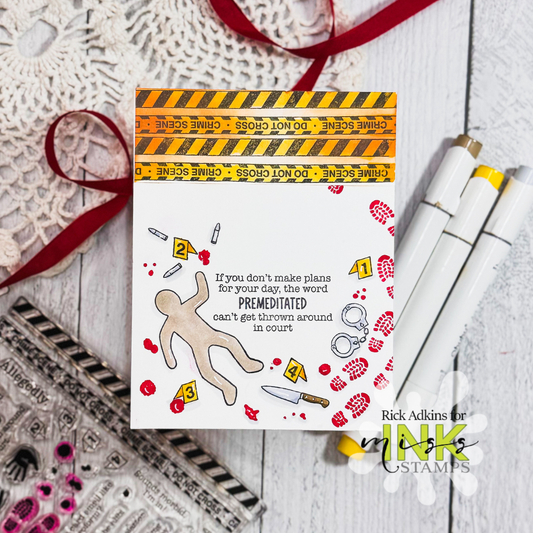 How to Build a Realistic "Crime Scene" Card Design