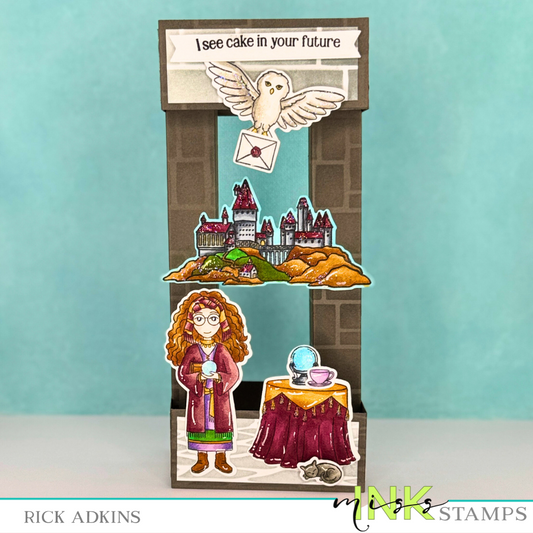 Creating a Magical Fortune Teller Tower Card