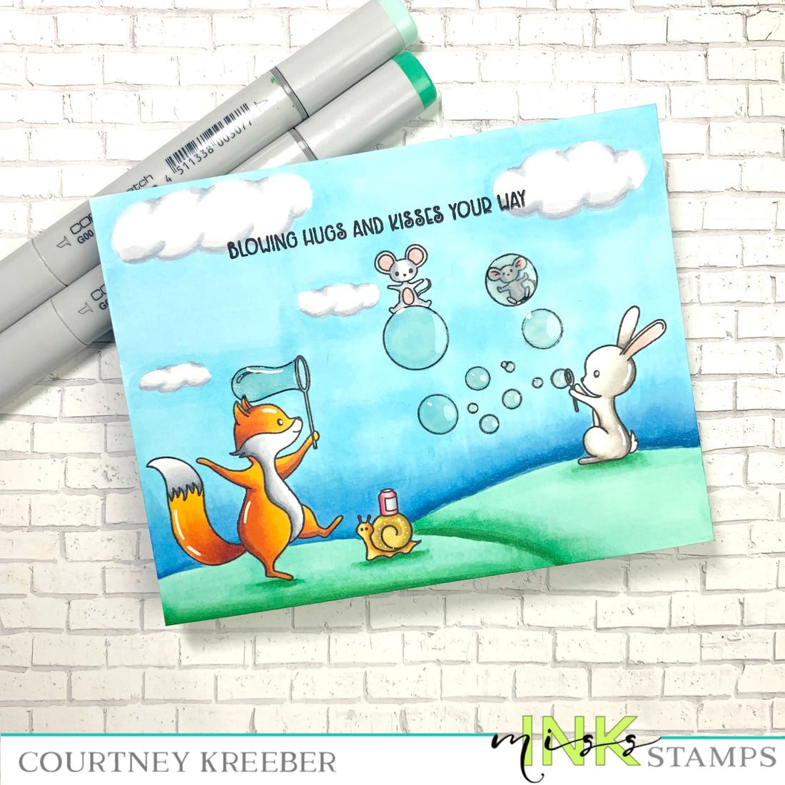 Creating a Simple Copic Scene with Bubbles