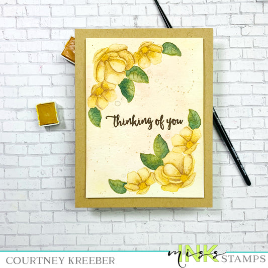 Watercolored Magnolia Sympathy