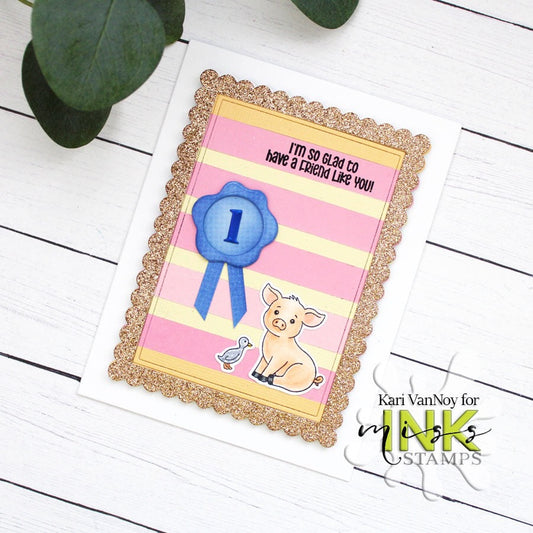 Blue Ribbon Friend Card