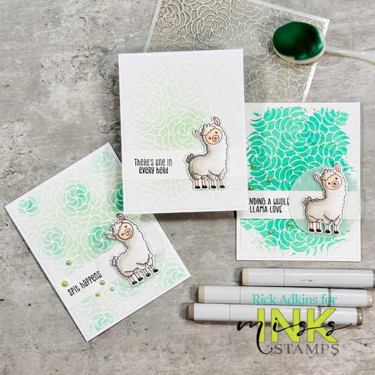 Three Fresh Card Ideas with One Layout: Exploring the Llama Love Collection