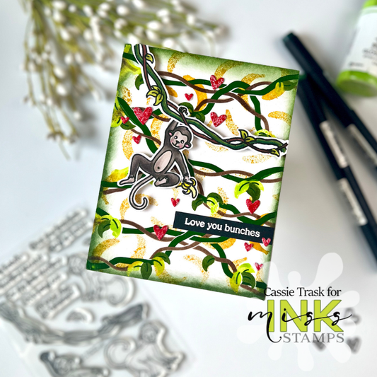 Love You Bunches Valentines Card