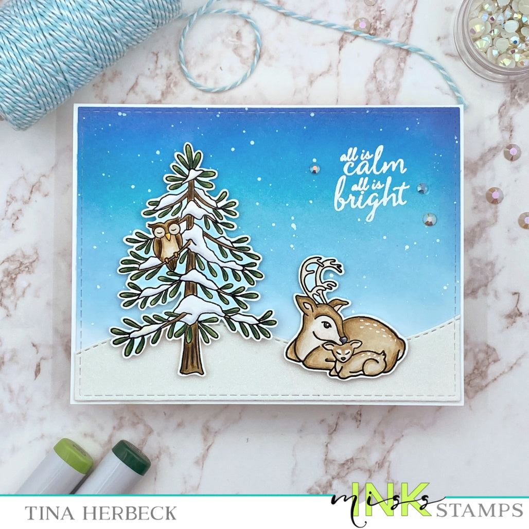 A Winter Background Card