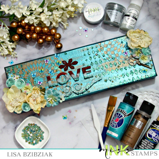 Mixing It Up - Stencils and Glitter and Doodads Oh My!