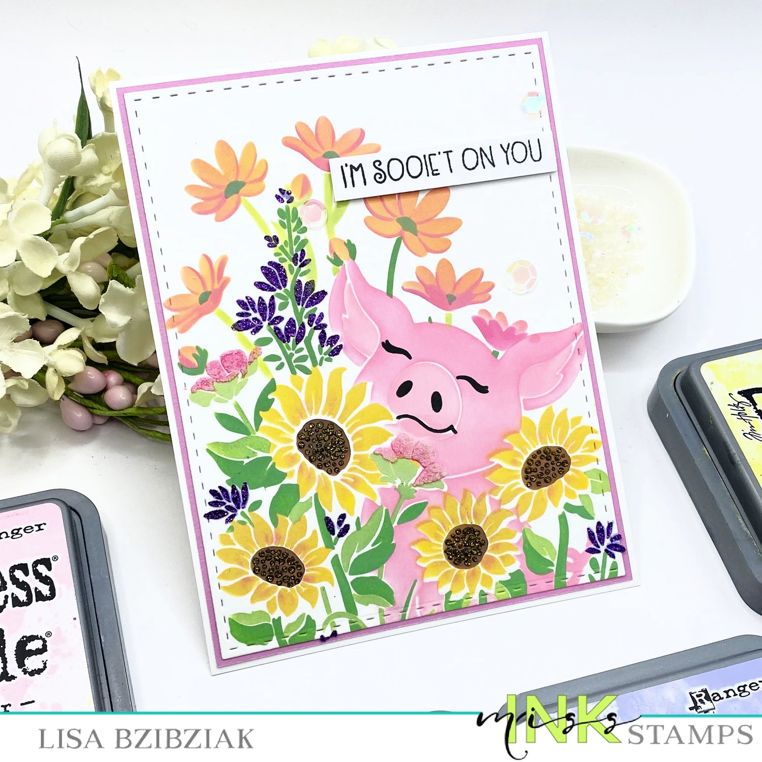 Miss Ink in Action – Miss Ink Stamps
