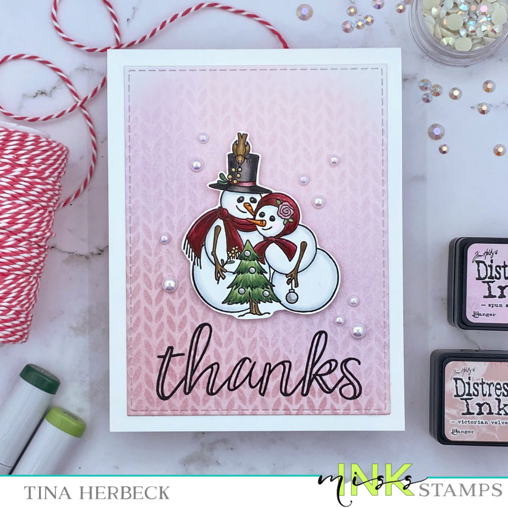 Winter Thank You Card