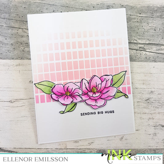 Halftone Rectangles Background