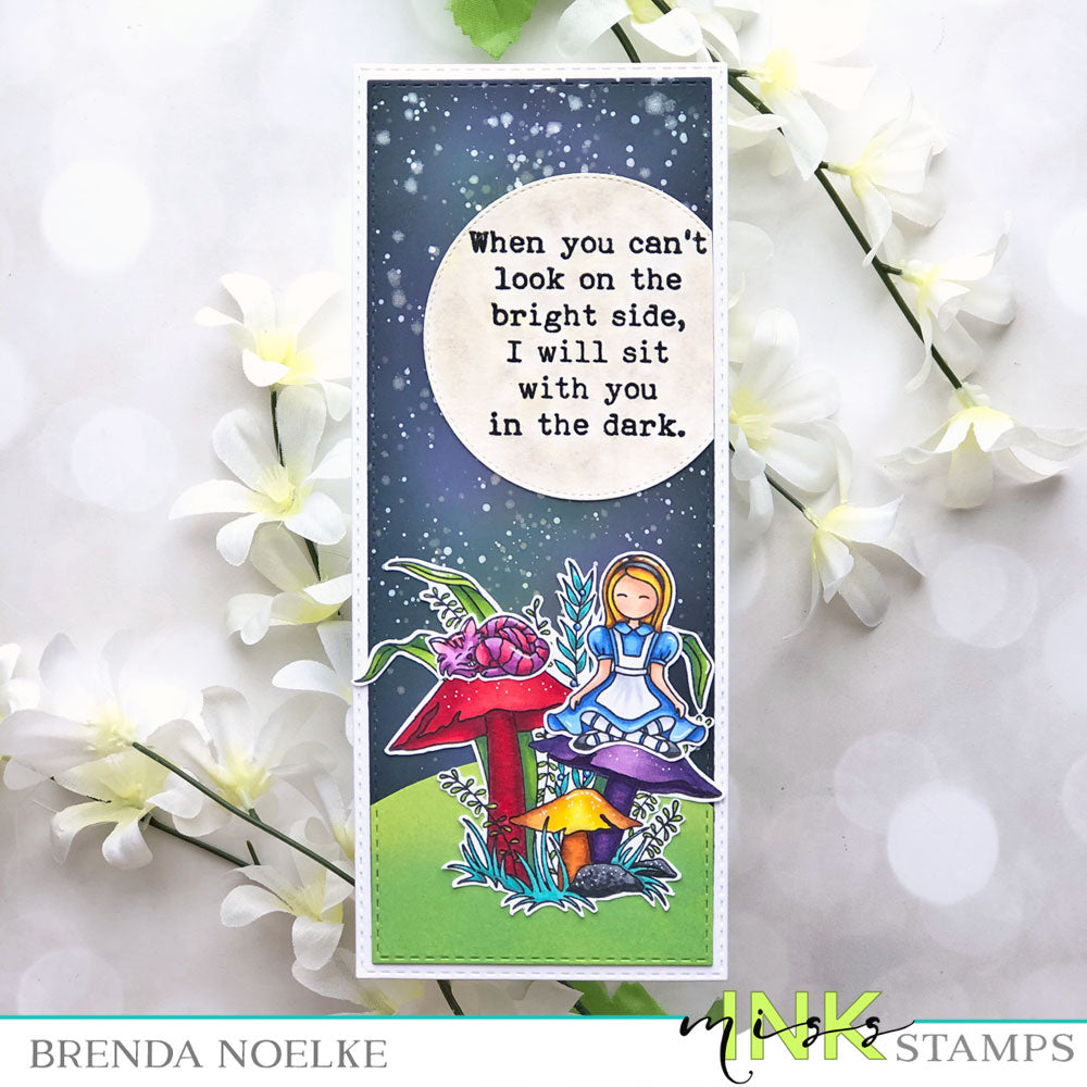 Step Up Your Cardmaking with Brenda - Slimline Card
