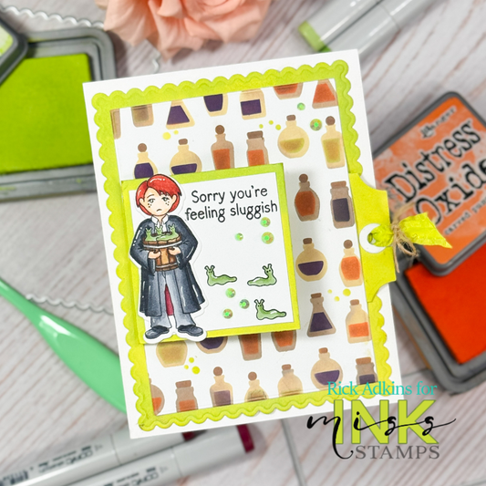 Interactive Fun Fold Get Well Card Featuring Slugs & Kisses Stamp Set