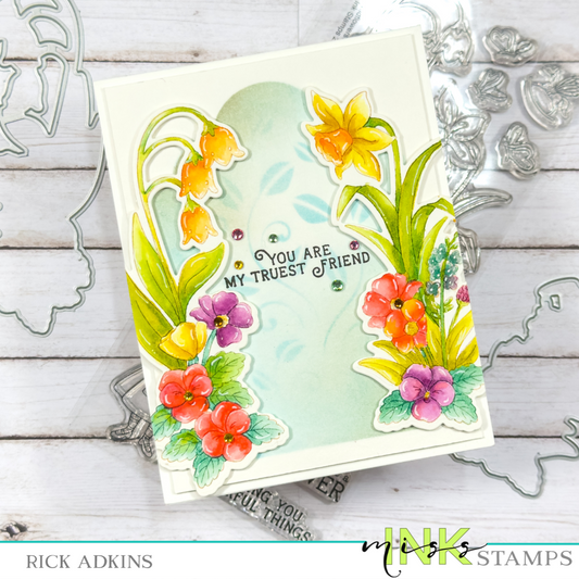 Spring Wildflowers Watercolor Card: Video Tutorial