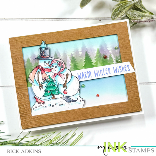 Easy Warm Winter Wishes Scene Card