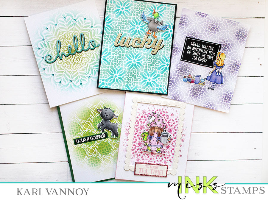 Five More Stencil Ideas with Kari