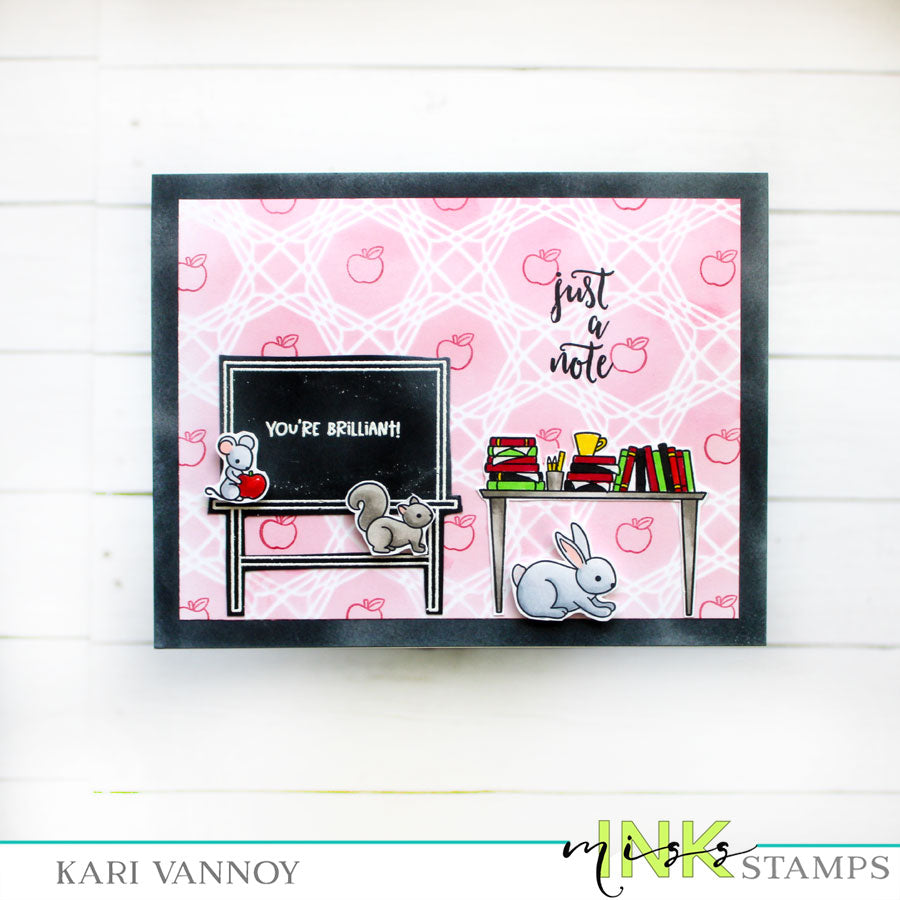 Get that Chalkboard Look - Back to School Note