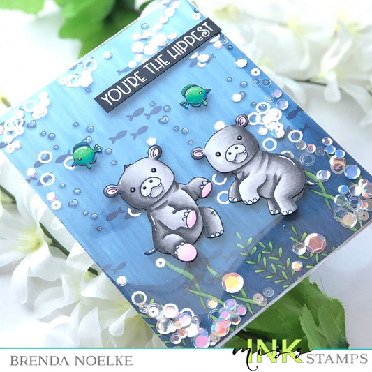 Step Up Your Cardmaking with Brenda - Frameless Shaker Card