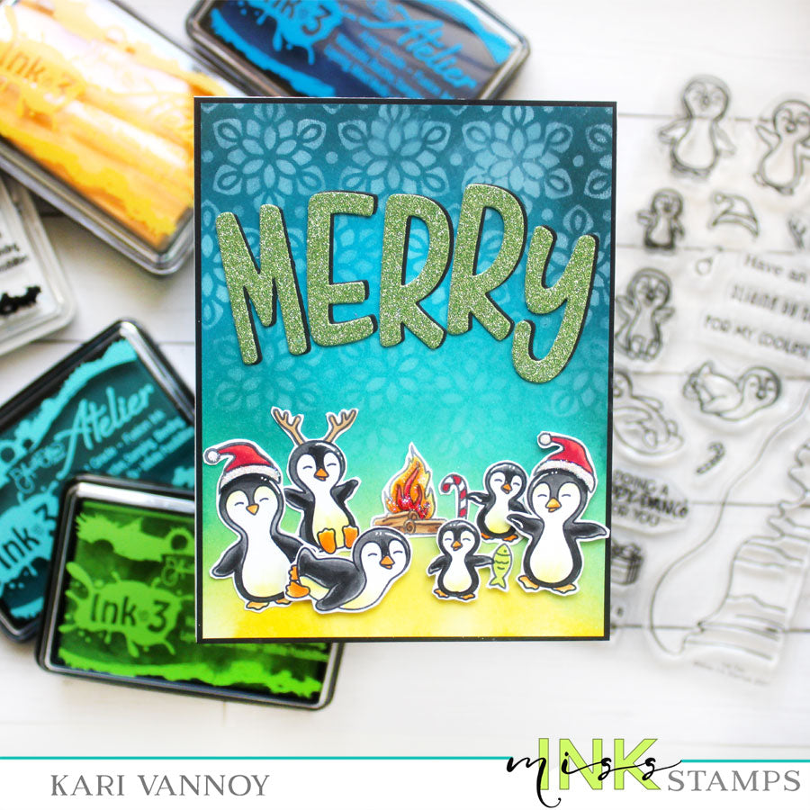 Merry Penguins with Kari