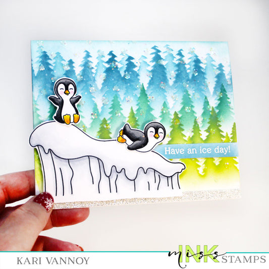 Create a Snowy Scene with Ice Day